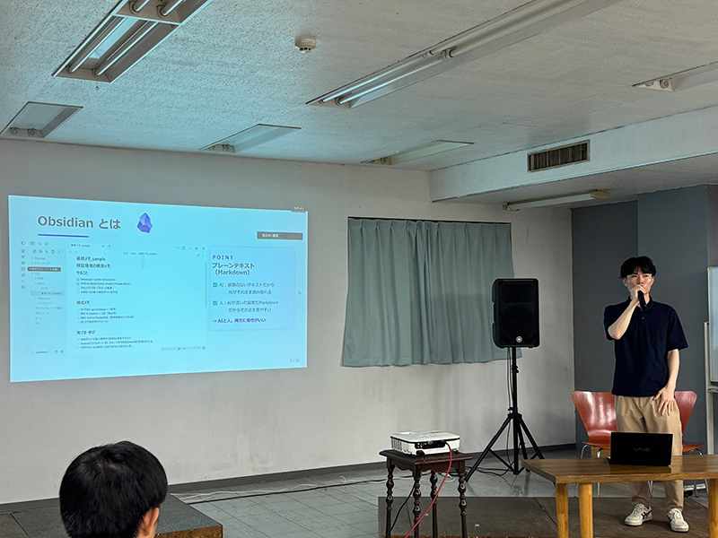 JAWS-UG山梨 登壇の様子
