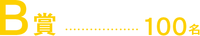 B賞100名